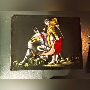 Matador oil painting